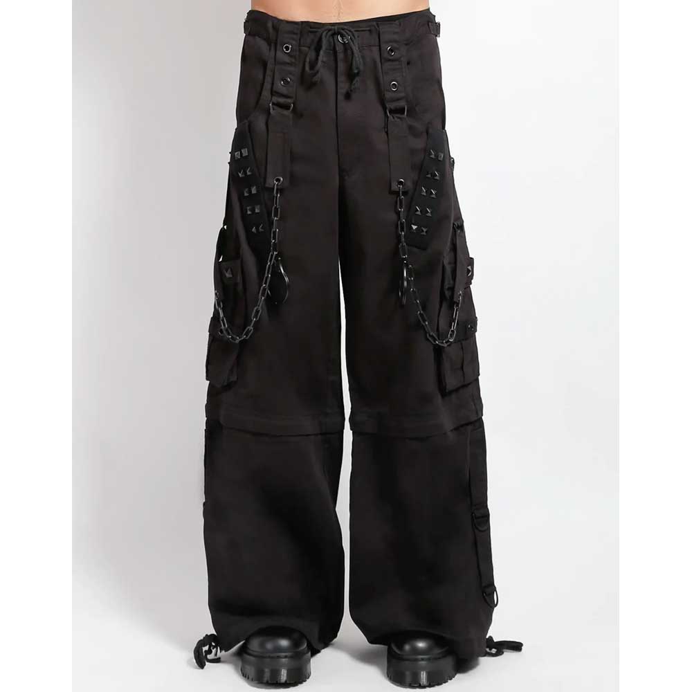 Tripp NYC Tripp NYC Lock Up Wide leg trousers Zip off Black At